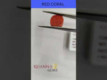 Load and play video in Gallery viewer, 8.45/Carat Natural Cylindrical Red Coral (2100)