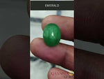 Load and play video in Gallery viewer, 6.45/CT Natural Panna Stone with Govt. Lab Certificate-6771