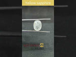 Load and play video in Gallery viewer, 8.19 Ratti yellow sapphire with Govt Lab Certificate-(6100)