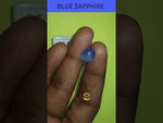 Load and play video in Gallery viewer, 3.01/CT Natural Blue Sapphire with Govt Lab Certificate-8991