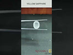 Load and play video in Gallery viewer, 6.14 Ratti Natural yellow sapphire with Govt Lab Certificate-(6100)