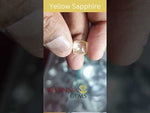 Load and play video in Gallery viewer, 4.86/CT Natural Ceylonese Pukhraj with Govt Lab Certificate-YELSA9V