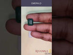 Load and play video in Gallery viewer, 5.58/CT Natural Panna Stone with Govt. Lab Certificate-6771