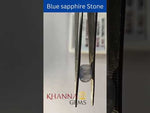 Load and play video in Gallery viewer, 2.99/CT Natural Blue Sapphire with Govt Lab Certificate-4551