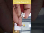 Load and play video in Gallery viewer, 5.83/CT Natural Yellow Sapphire with Govt Lab Certificate-56610