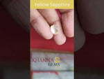 Load and play video in Gallery viewer, 4.93/CT Natural Ceylonese Pukhraj with Govt Lab Certificate-YELSA9W