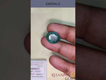 Load and play video in Gallery viewer, 7.57/CT Natural Panna Stone with Govt. Lab Certificate-8991