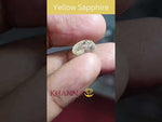 Load and play video in Gallery viewer, 5.85/CT Natural yellow sapphire with Govt Lab Certificate-YELSA9V