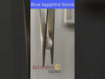 Load and play video in Gallery viewer, 5.46/CT Natural Blue Sapphire with Govt Lab Certificate-8991