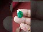 Load and play video in Gallery viewer, 5.81/CT Natural Panna Stone with Govt. Lab Certificate-2331