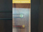 Load and play video in Gallery viewer, 2.87CT Natural Yellow Sapphire with Govt Lab Certificate-23310