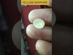 Load and play video in Gallery viewer, 6.70 Ratti Natural yellow sapphire with Govt Lab Certificate-(4100)