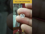 Load and play video in Gallery viewer, 2.30/CT Natural Ceylonese Pukhraj with Govt Lab Certificate-YELSA9S