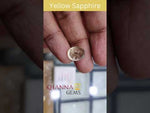 Load and play video in Gallery viewer, 9.35/CT Natural Ceylonese Pukhraj with Govt Lab Certificate-78810