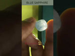 Load and play video in Gallery viewer, 10.93/CT Natural Blue Sapphire with Govt Lab Certificate-4551