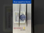 Load and play video in Gallery viewer, 3.70/CT Natural Blue Sapphire with Govt Lab Certificate-8991