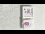 Load and play video in Gallery viewer, 4.54/CT Natural Pink Sapphire with Govt Lab Certificate-(89910)