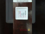 Load and play video in Gallery viewer, 2.22/CT Natural Ceylonese Pukhraj with Govt Lab Certificate-6771