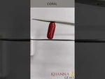 Load and play video in Gallery viewer, 8.65/Carat Natural Cylindrical Red Coral (2100)