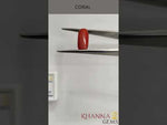 Load and play video in Gallery viewer, 8.40/Carat Natural Cylindrical Red Coral (2100)