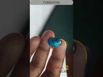 Load and play video in Gallery viewer, 8.31/CT Natural Govt. Lab Certified Turquoise-1221