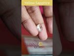 Load and play video in Gallery viewer, 4.93/CT Natural Ceylonese Pukhraj with Govt Lab Certificate-67710