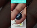 Load and play video in Gallery viewer, 9.44/CT Natural Blue Sapphire with Govt Lab Certificate-2331