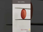 Load and play video in Gallery viewer, 7.48/Carat Natural Japanese Red Coral-6200