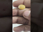 Load and play video in Gallery viewer, 10.01/CT Natural Yellow Sapphire With Govt Lab Certificate (2331)