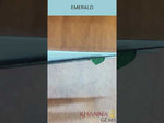 Load and play video in Gallery viewer, 3.08/CT Natural Panna Stone with Govt. Lab Certificate  (2331)