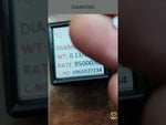 Load and play video in Gallery viewer, 0.13/Cents Natural Diamond with Govt. Lab Certificate-95000