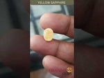 Load and play video in Gallery viewer, 3.73/CT Natural Ceylonese Pukhraj with Govt Lab Certificate (4551)