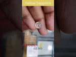 Load and play video in Gallery viewer, 4.54/CT Natural Ceylonese Pukhraj with Govt Lab Certificate-YELSA9W