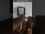 Load and play video in Gallery viewer, 11.06/CT Natural South Sea Pearl with Govt. Lab Certificate (1550)