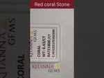 Load and play video in Gallery viewer, 6.43/CT Natural Triangular Red Coral-1800