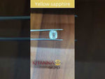 Load and play video in Gallery viewer, 3.89/CT Natural Ceylonese Pukhraj with Govt Lab Certificate (YELSA9T)