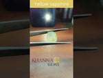 Load and play video in Gallery viewer, 12.09 Carat Natural Ceylonese Pukhraj with Govt Lab Certificate-6771