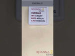 Load and play video in Gallery viewer, 8.53/CT Natural Panna Stone with Govt. Lab Certificate-4551
