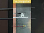 Load and play video in Gallery viewer, 3.63/CT Natural Yellow Sapphire with Govt Lab Certificate-16650