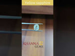 Load and play video in Gallery viewer, 3.32 Ratti  yellow sapphire with Govt Lab Certificate-(YELSA9T)