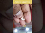 Load and play video in Gallery viewer, 4.00/CT Natural Yellow Sapphire With Govt Lab Certificate-YELSA9A