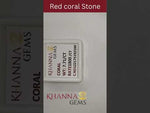 Load and play video in Gallery viewer, 7.71/Carat Natural Cylindrical Red Coral-1800
