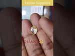 Load and play video in Gallery viewer, 4.79/CT Natural Yellow Sapphire with Govt Lab Certificate-(YELSA9W)