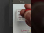 Load and play video in Gallery viewer, 6.96/CT Natural Triangular Red Coral-1800