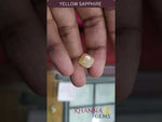 Load and play video in Gallery viewer, 8.37/CT Natural Yellow Sapphire with Govt Lab Certificate-(1221)