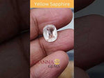Load and play video in Gallery viewer, 3.73/CT Natural Ceylonese Pukhraj with Govt Lab Certificate-YELSA9V
