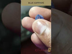 Load and play video in Gallery viewer, 3.66/CT Natural Blue Sapphire with Govt Lab Certificate (8991)