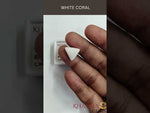 Load and play video in Gallery viewer, 6.90/CT Natural White Triangle Coral-1500