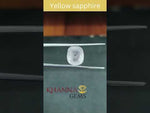 Load and play video in Gallery viewer, 8.14 Ratti Natural Yellow Sapphire with Govt Lab Certificate-(6771)