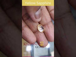 Load and play video in Gallery viewer, 4.07/CT Natural Yellow Sapphire with Govt Lab Certificate-(YELSA9W)